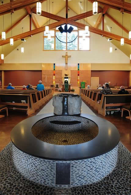 baptismal font